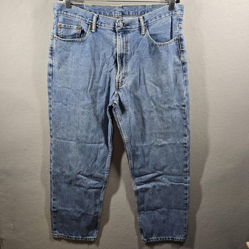 Levis‎ 550 Jeans Mens 38x30 Blue Relaxed Denim Pants Medium Wash Tapered Leg